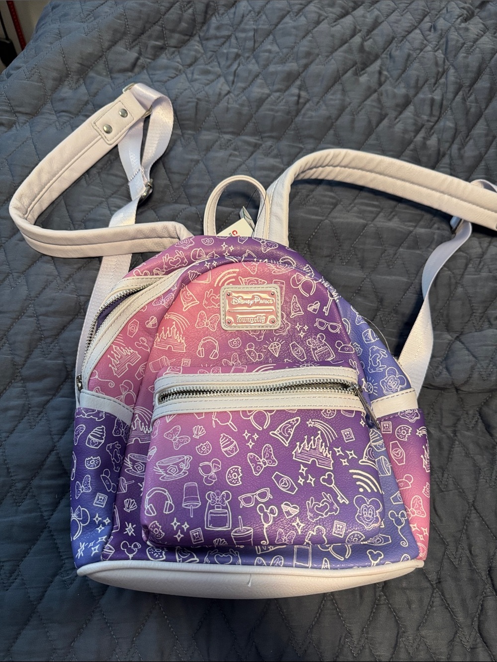 Loungefly Disney Parks Gradient Purple Backpack